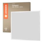 Ledvance Panel LED Compacto Aluminium Blanco 33W 3630lm - 830 Luz Cálida | 60x60cm