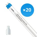 Multipack 20x Philips Tubo LED T8 CorePro (EM/Mains) High Output 18W 2000lm - 865 Luz de Día | 120cm - Reemplazo 36W