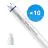 Multipack 10x Philips Tubo LED T8 MASTER (EM/Mains) High Output 8W 1050lm - 865 Luz de Día | 60cm - Reemplazo 18W
