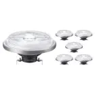 Multipack 6x Philips MASTER LED Foco G53 AR111 10.8W 600lm 9D - 927 Luz muy Cálida | Mejor reproducción de color - Regulable - Reemplazo 50W