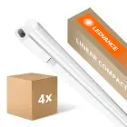 Multipack 4x Ledvance Pantalla LED Linear Compacto High Output 20W 2000lm - 830 Luz Cálida | 120cm