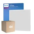 Multipack 4x Philips Panel LED Ledinaire RC065B 28W 3400lm - 865 Luz De Día | 60x60cm - UGR 